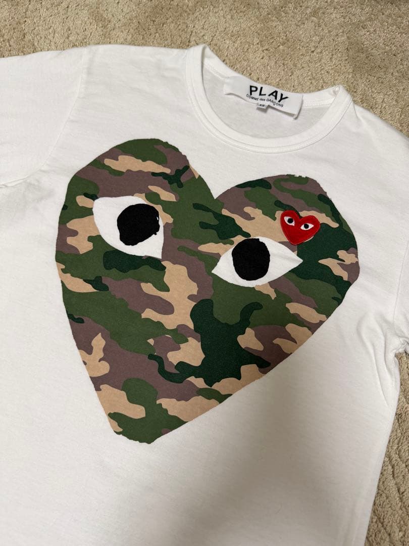 ★美品★PLAY COMME des GARÇONS カモフラージュハート T