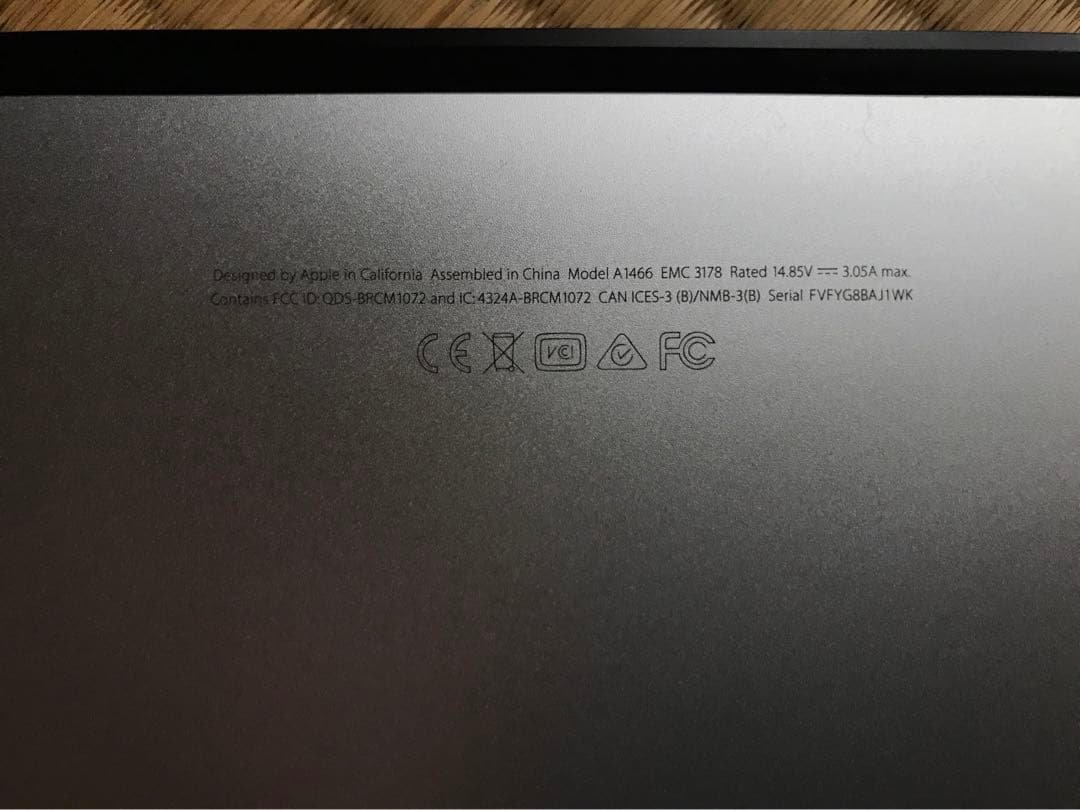 【ジャンク】Apple MacBook Air(13-inch,2017）