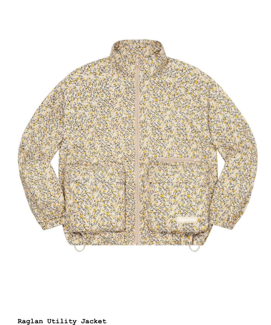 トップス supreme raglan utility jacket XXL