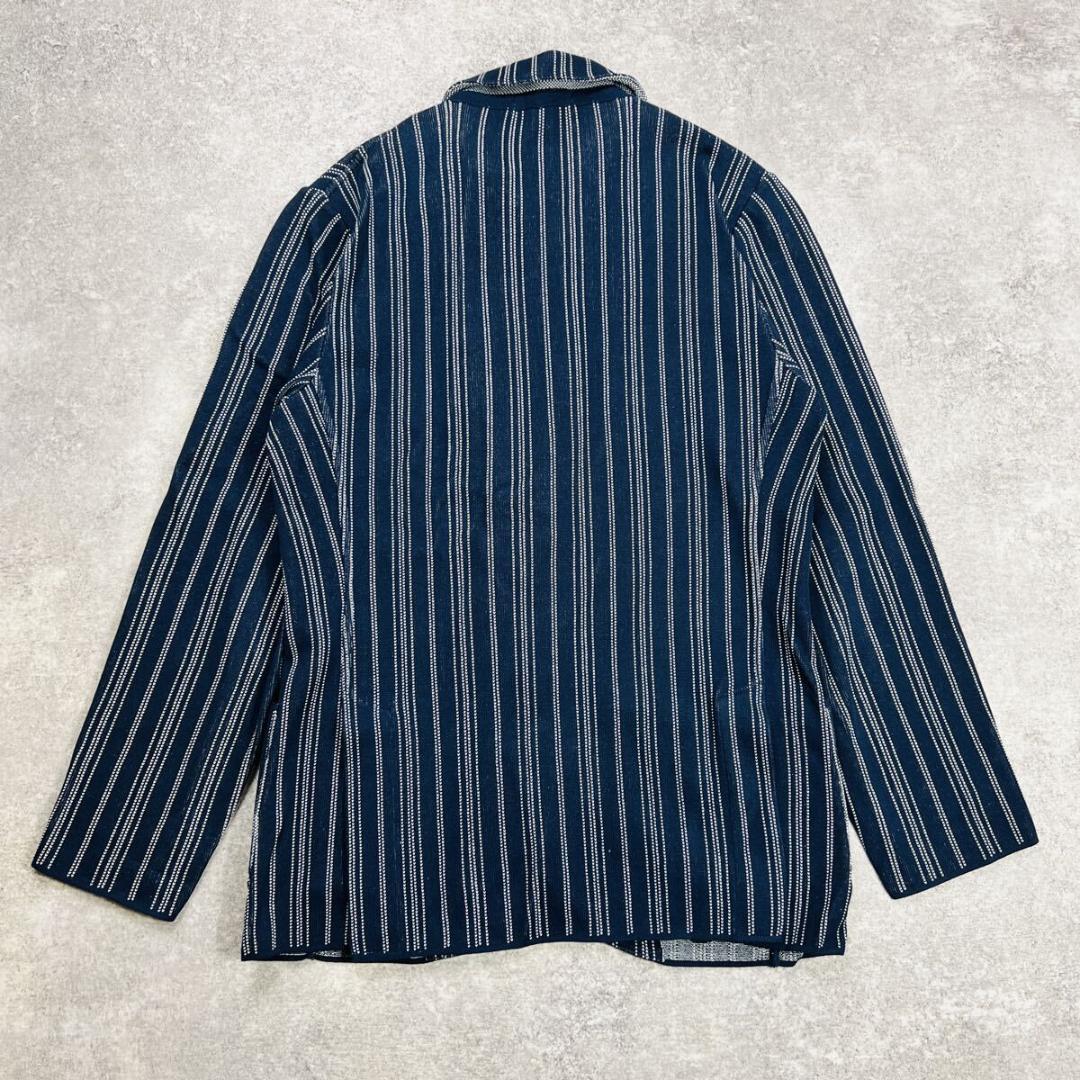 LARDINI ラルディーニ テーラードジャケット ストライプ コットン