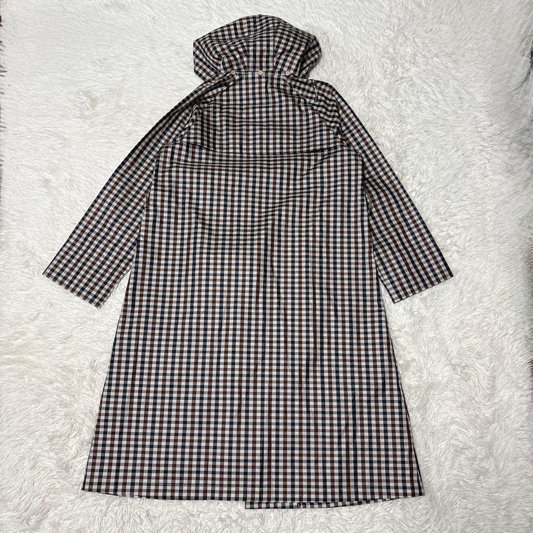 アクアスキュータム Aquascutum クラブチェック レインコート L