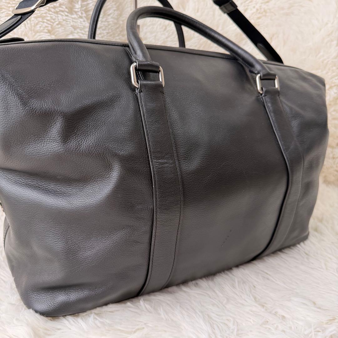 ✨極美品 COACH コーチ ボストンバッグ レザー 2way ブラック 大容量