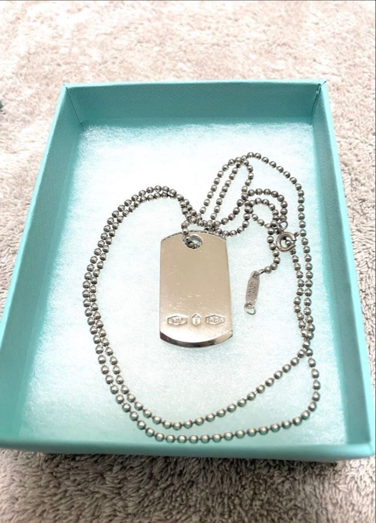 Tiffany & Co. T&Co. Makers ネックレス ドックタグ