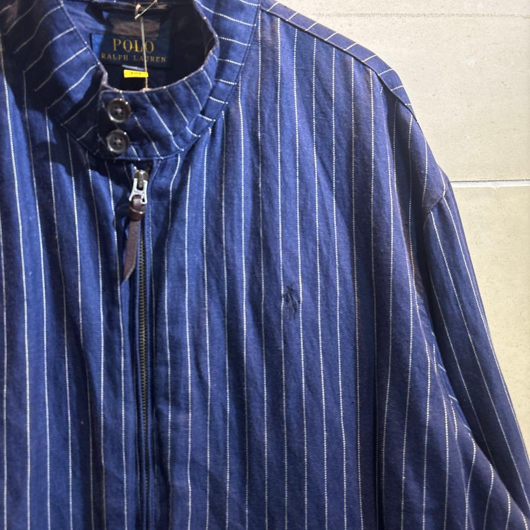 ジャケット・アウター 00s Polo Pinstripe Swing Top Jacket