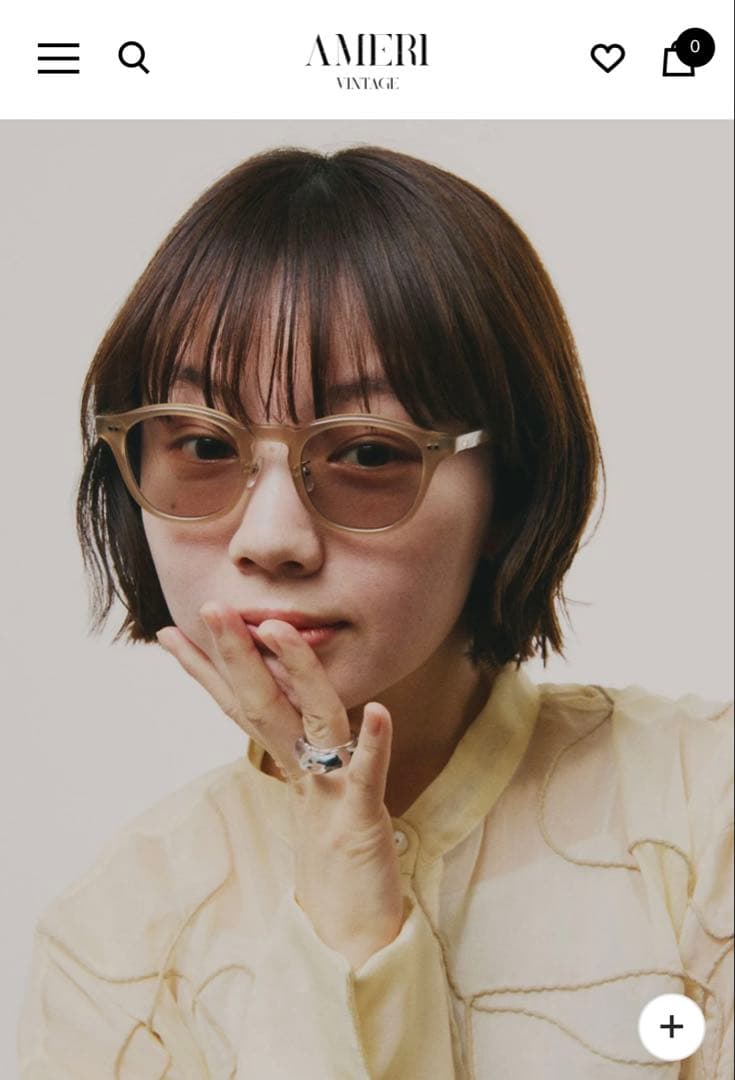 美品★KANEKOOPTICAL × Ameri ACETATE GLASSES