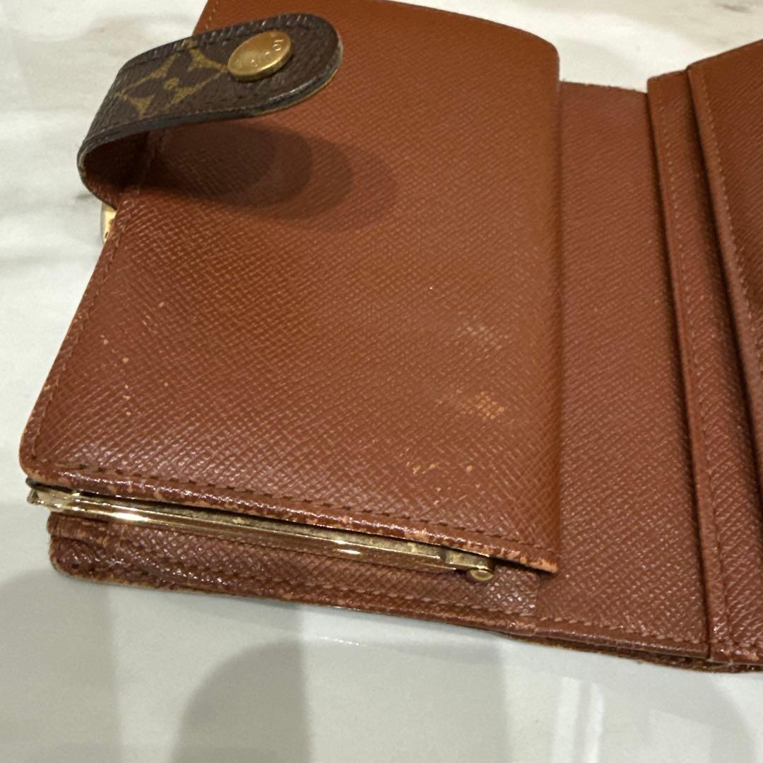 ルイヴィトン ポルトフォイユ　ヴィエノワ　がま口　二つ折り財布
