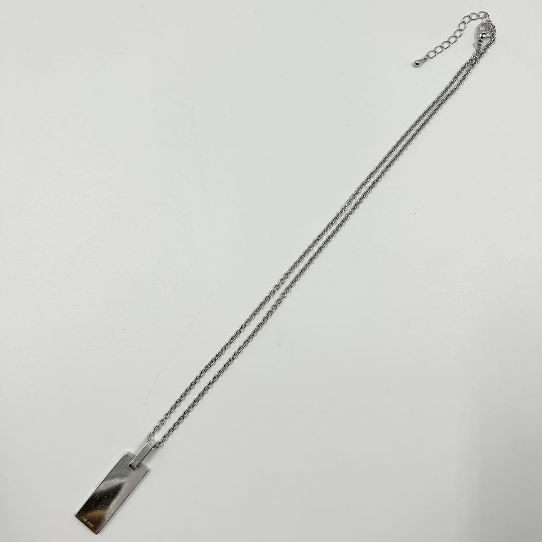 美品✨　グッチ　ネックレス　スクエア Gモチーフ シルバー 925 ロゴ刻印