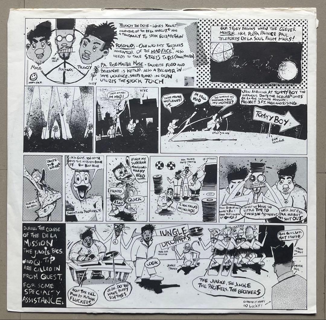 De La Soul 3 Feet High and Rising USオリジ