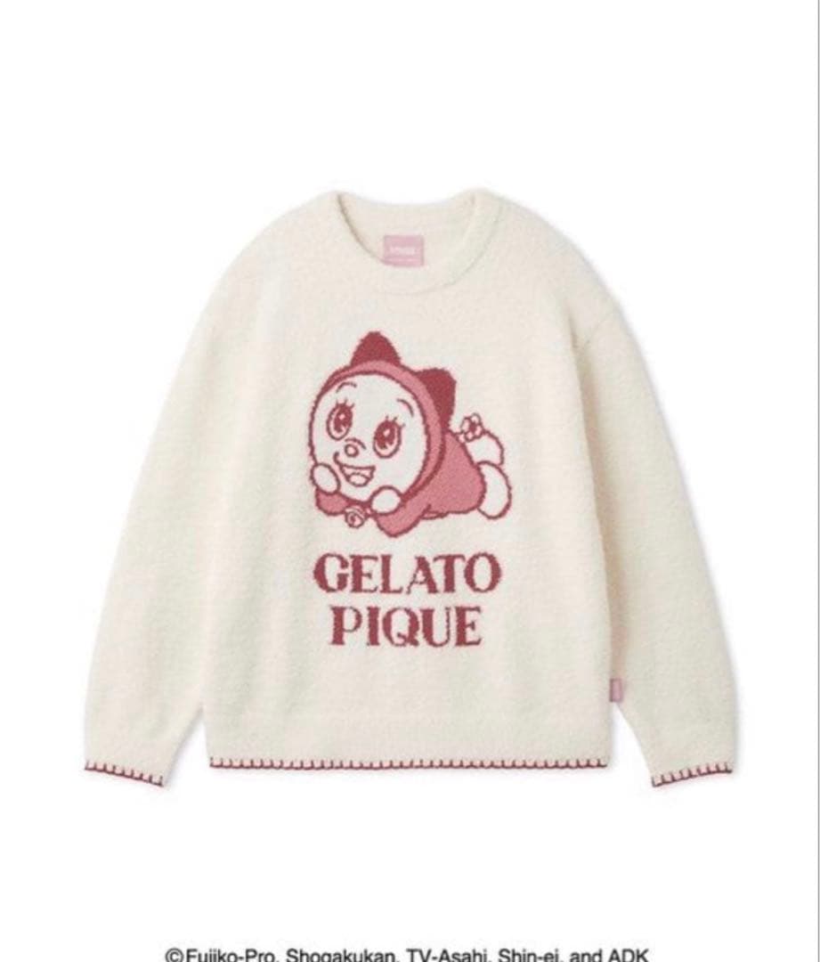 ジェラートピケ　ドラミちゃんルームウェア上下セット　ベビモコジャガード新品未使用