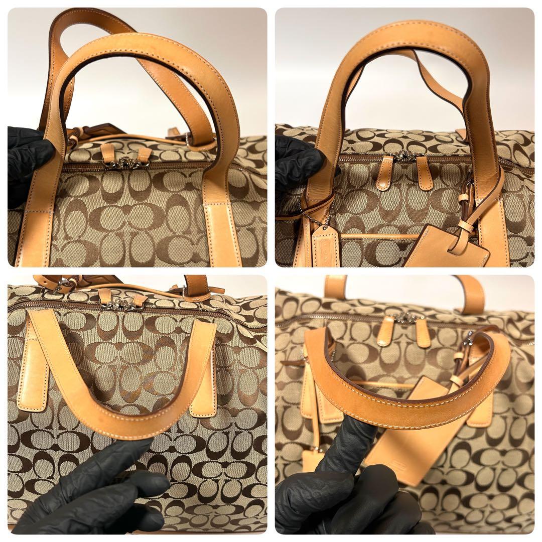 ✨美品✨ COACH コーチ 2WAY ボストンバッグ 大容量 旅行用 高級