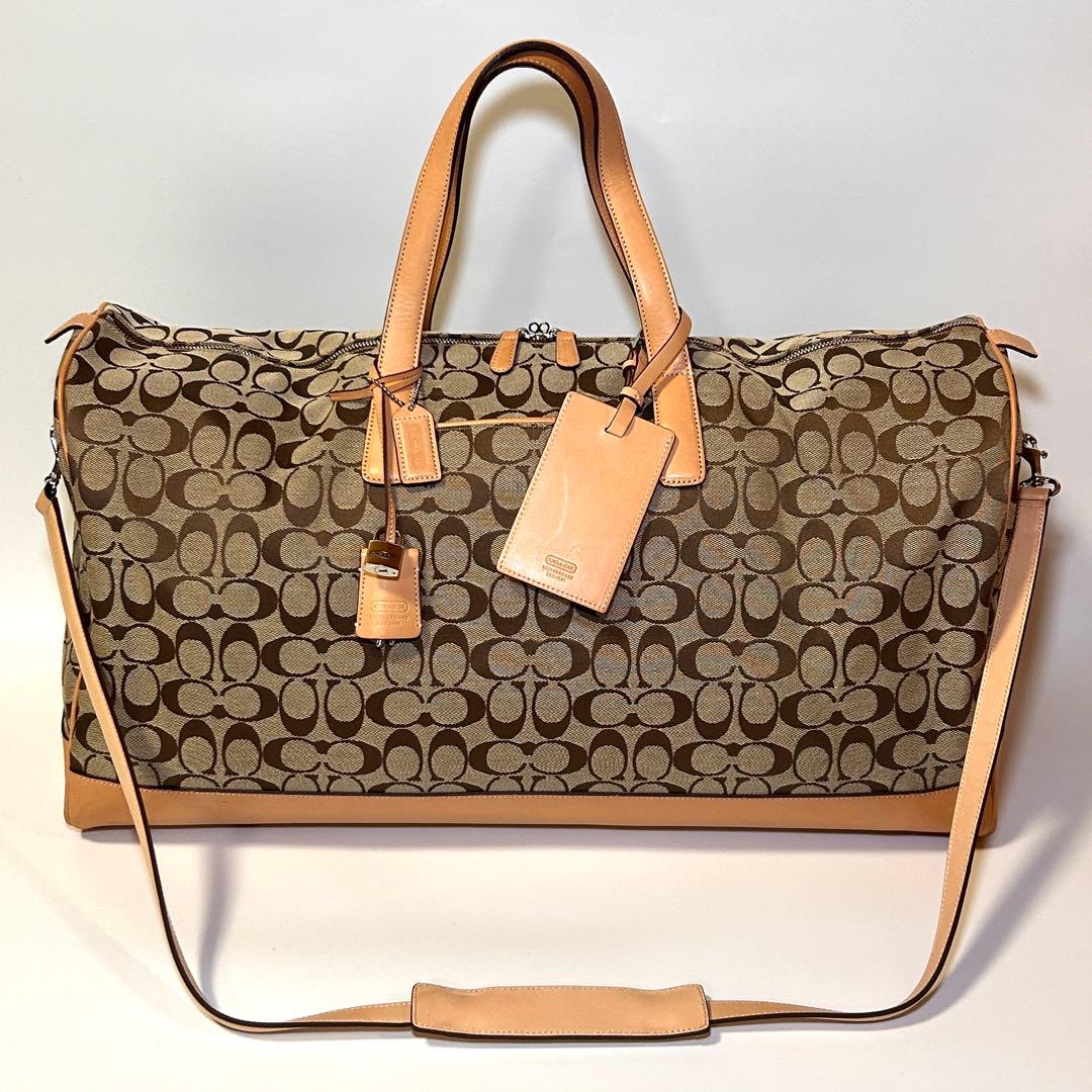 ✨美品✨ COACH コーチ 2WAY ボストンバッグ 大容量 旅行用 高級