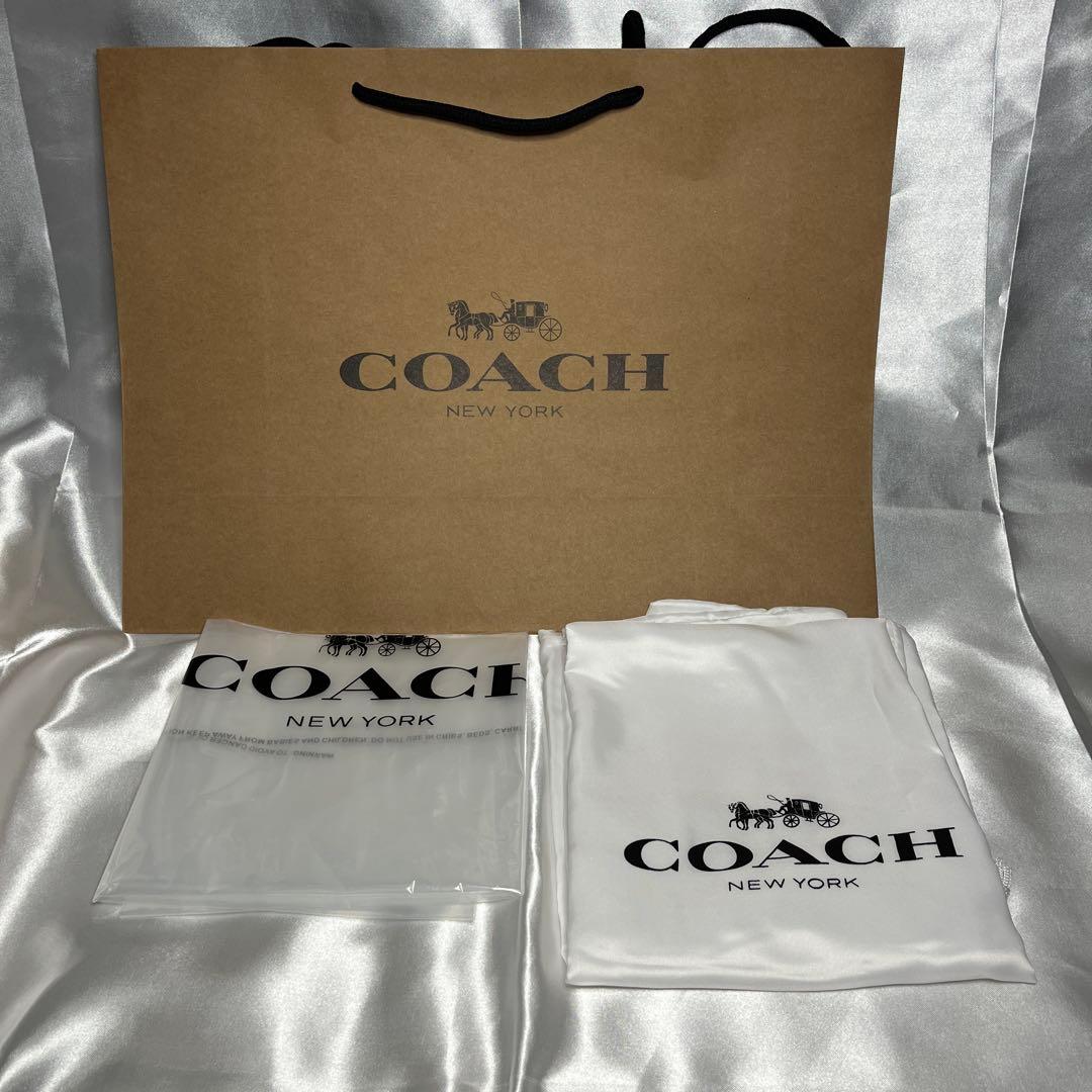 新品 COACH コーチ ボストンバッグ ショルダー付 クリスマス