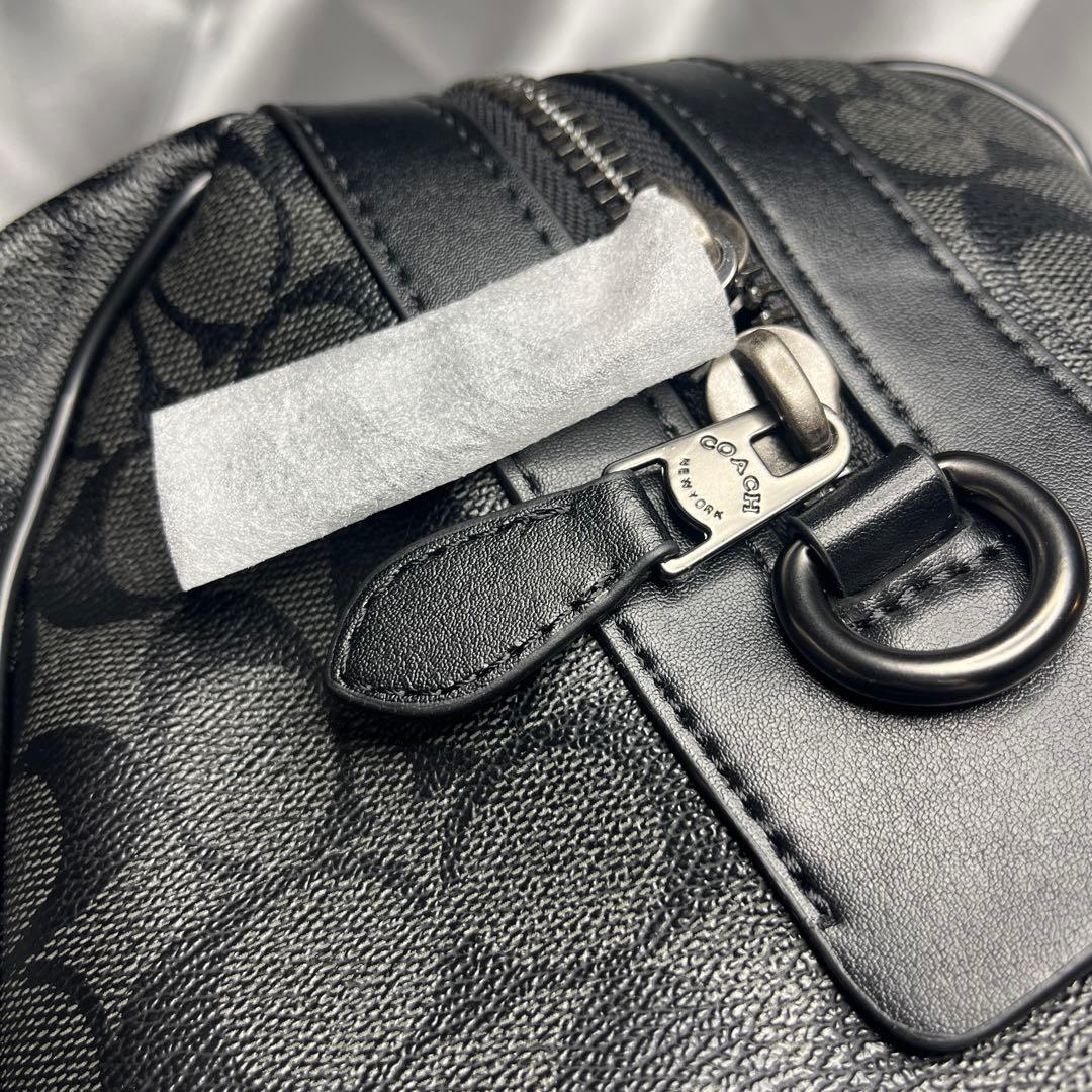 新品 COACH コーチ ボストンバッグ ショルダー付 クリスマス