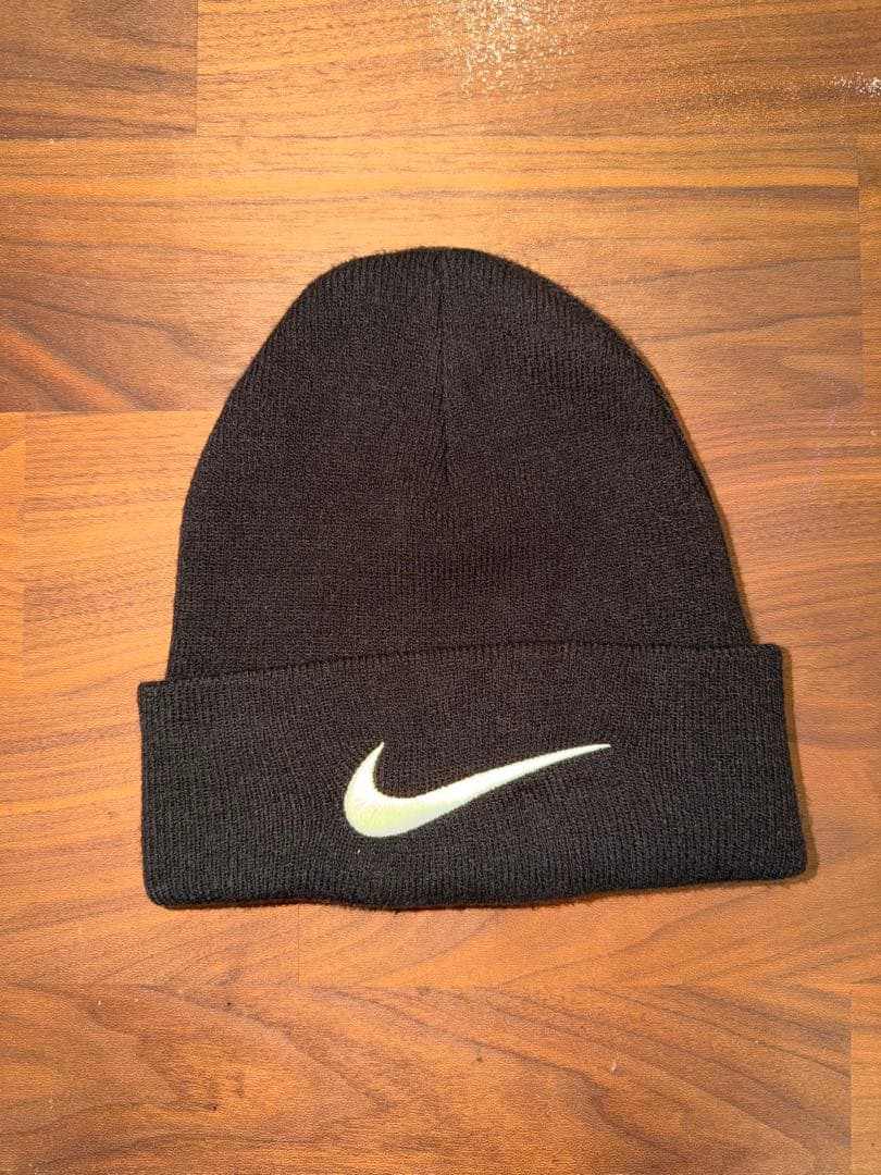 Nike & Stussy 黒ニット帽