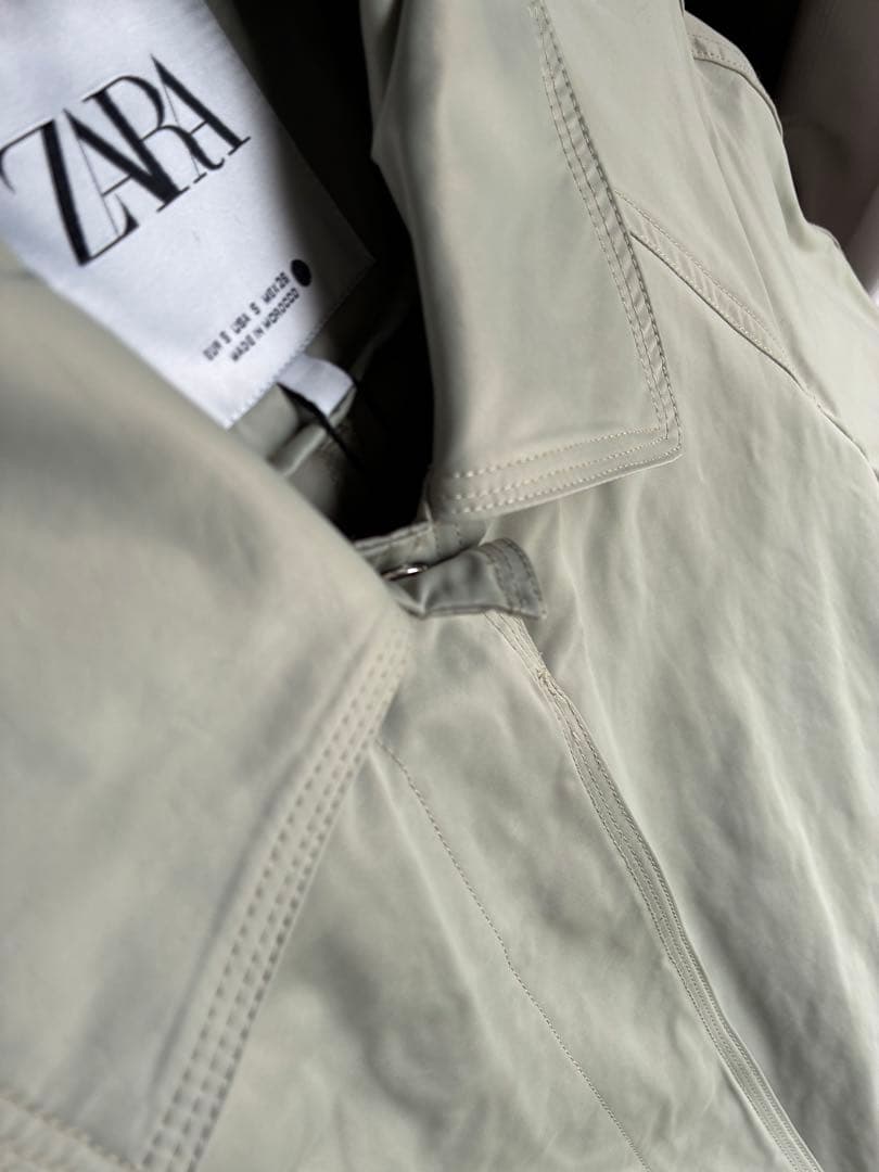 ZARA ライトグレー コート