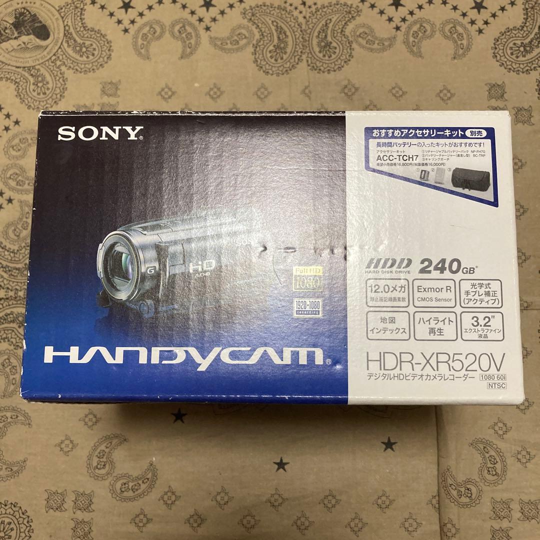 美品 SONY HDR-XR520V GPS ナイトショット搭載 ビデオカメラ