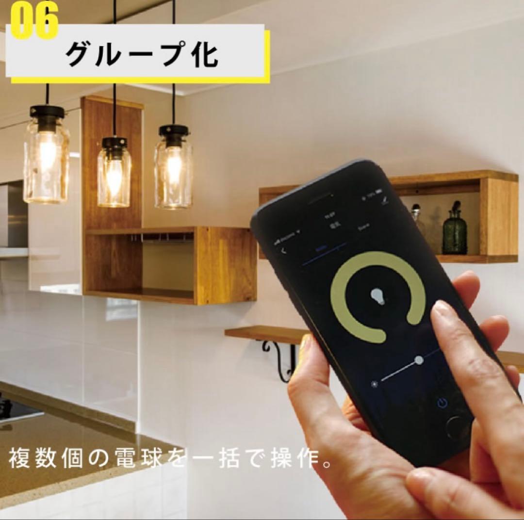 エジソンバルブ LED スマート電球 E26 DST-E26GGSP 6個セット