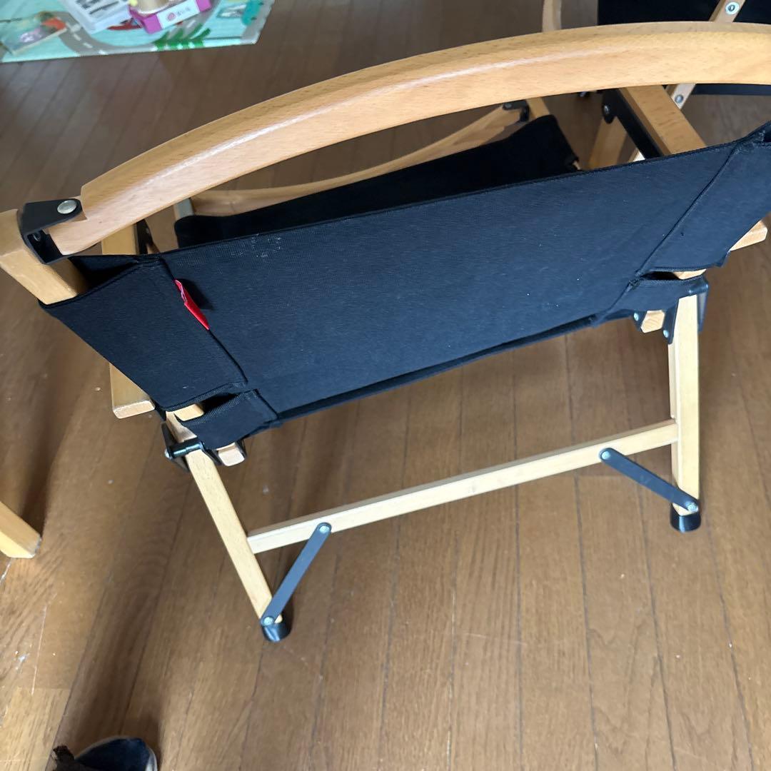 fieldoor 木製折りたたみアウトドアチェア 2脚セット