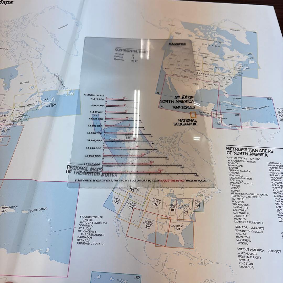 ナショナルジオグラフィック　Atlas of North America
