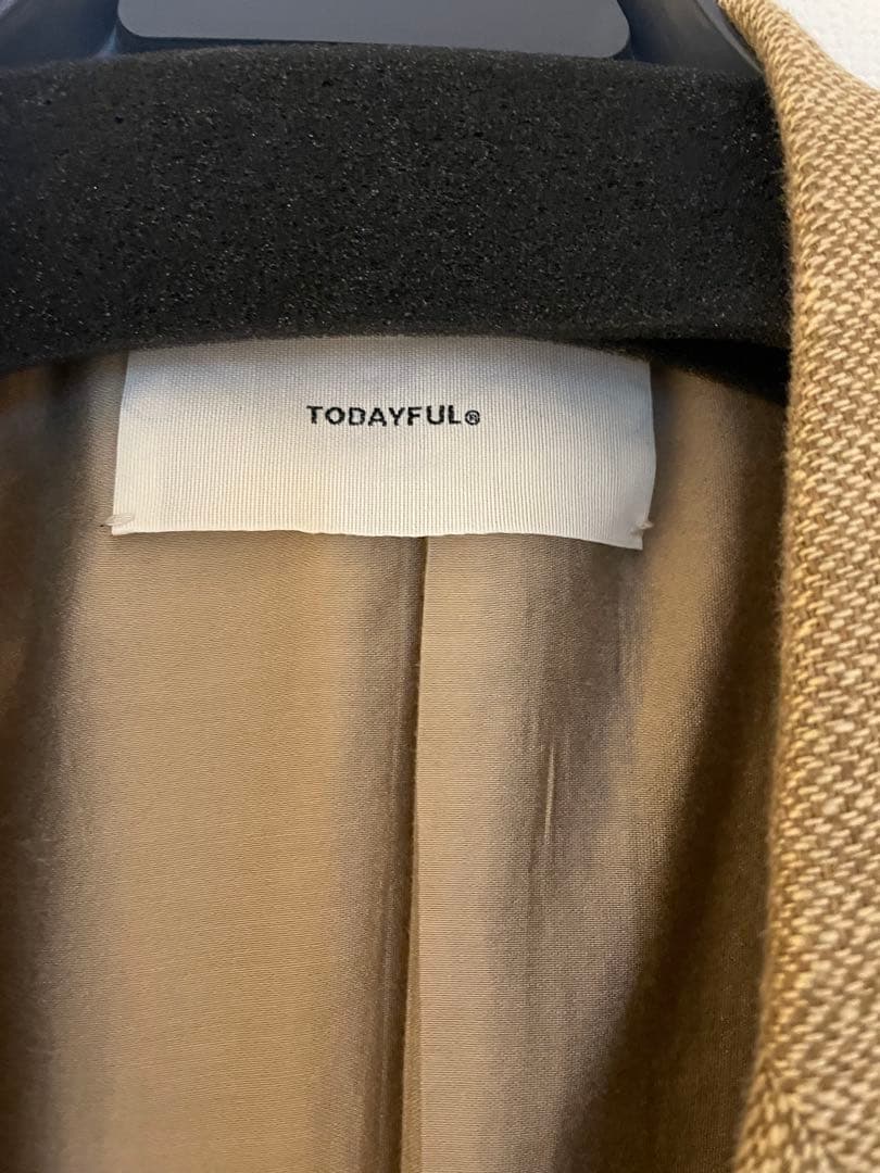 todayful boyfriend linen jacket 38サイズ