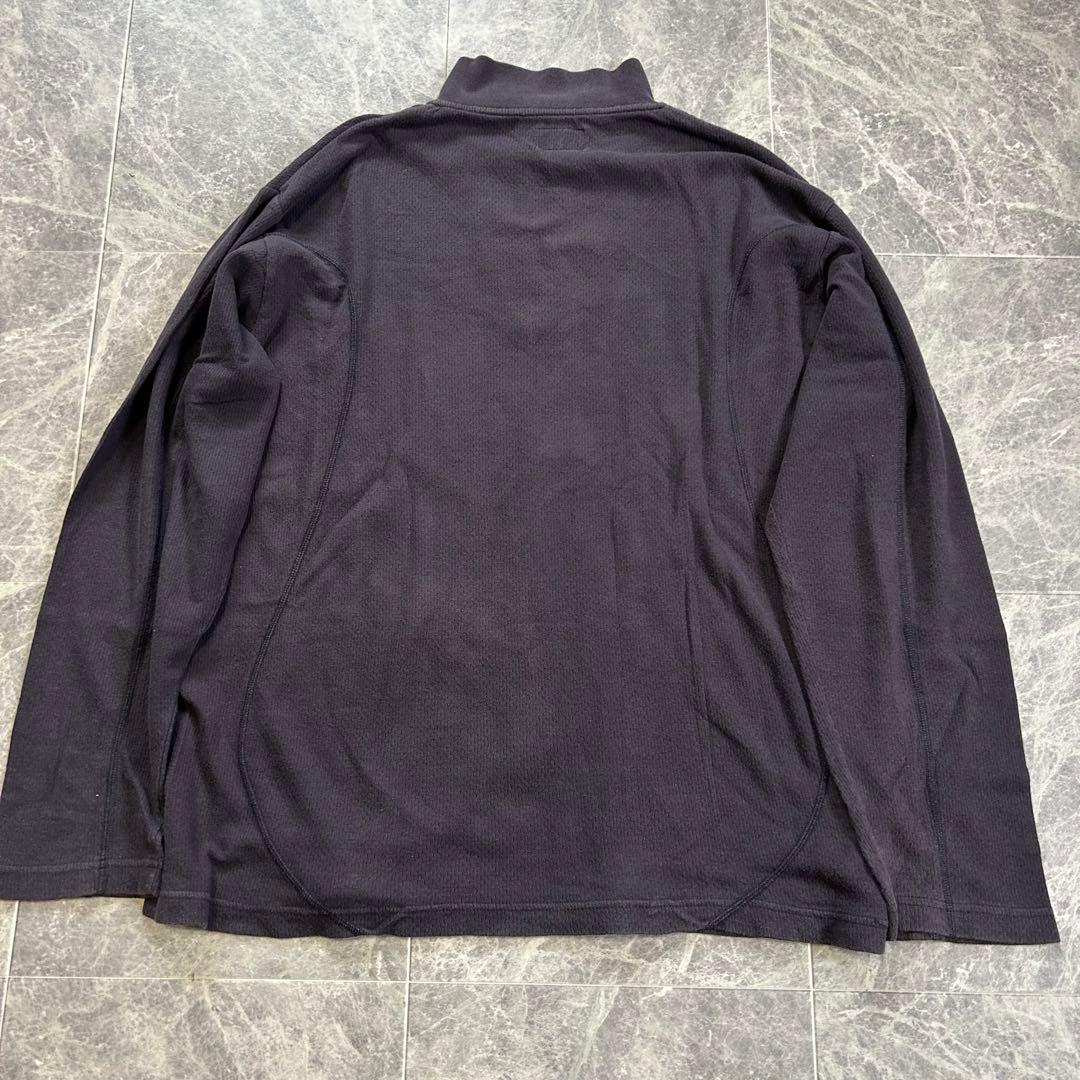 90s OLD STUSSY 紺タグ ハーフジップ スウェット ステューシー