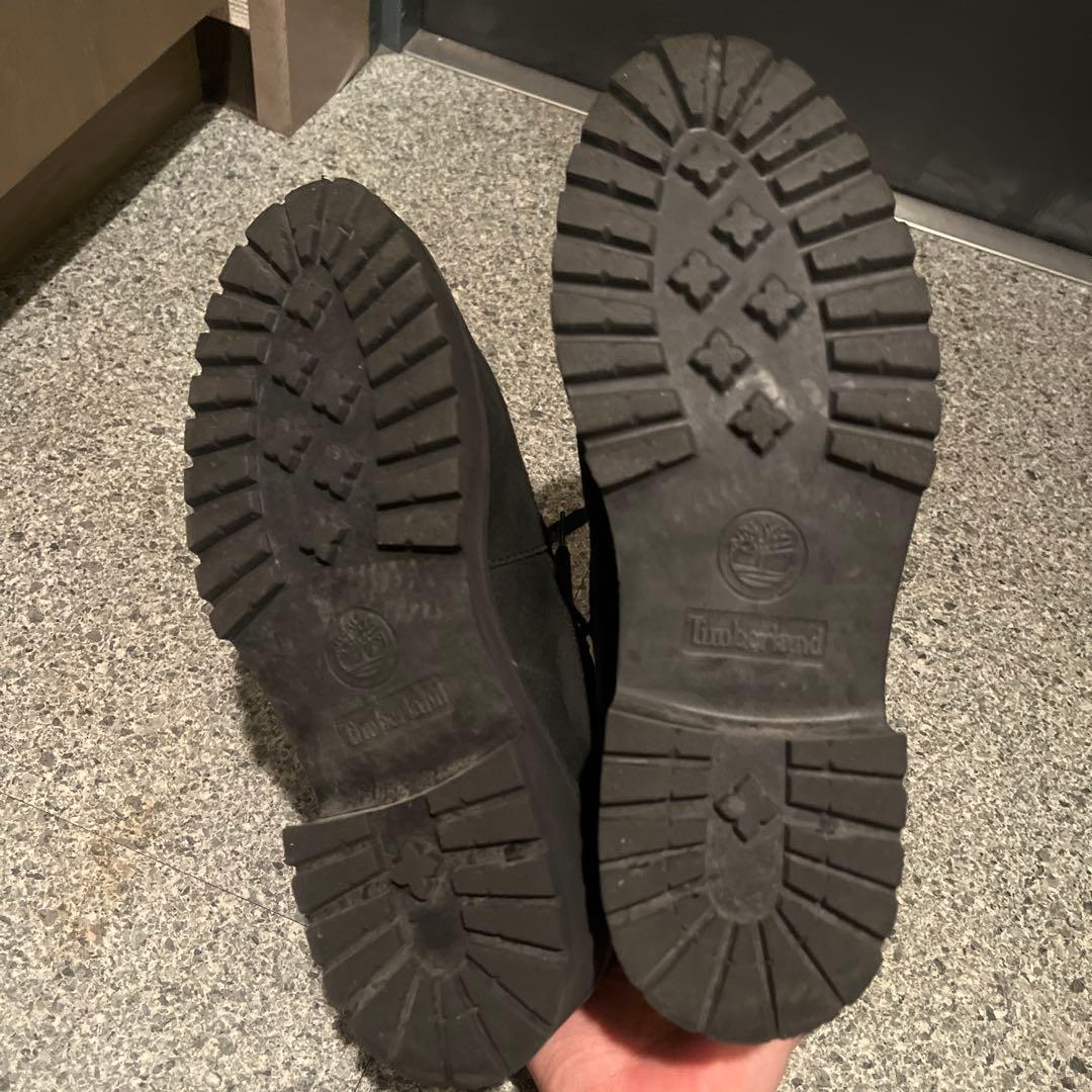 Timberland ブラック ワークブーツ 8.5W 25.5cm