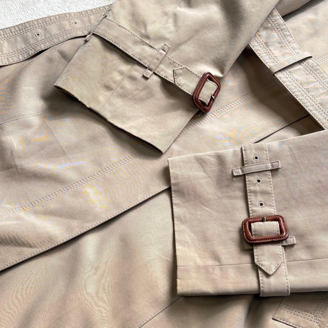 【うめこんぶ】バーバリーロンドン ステンカラーコート ロング丈ライナー M