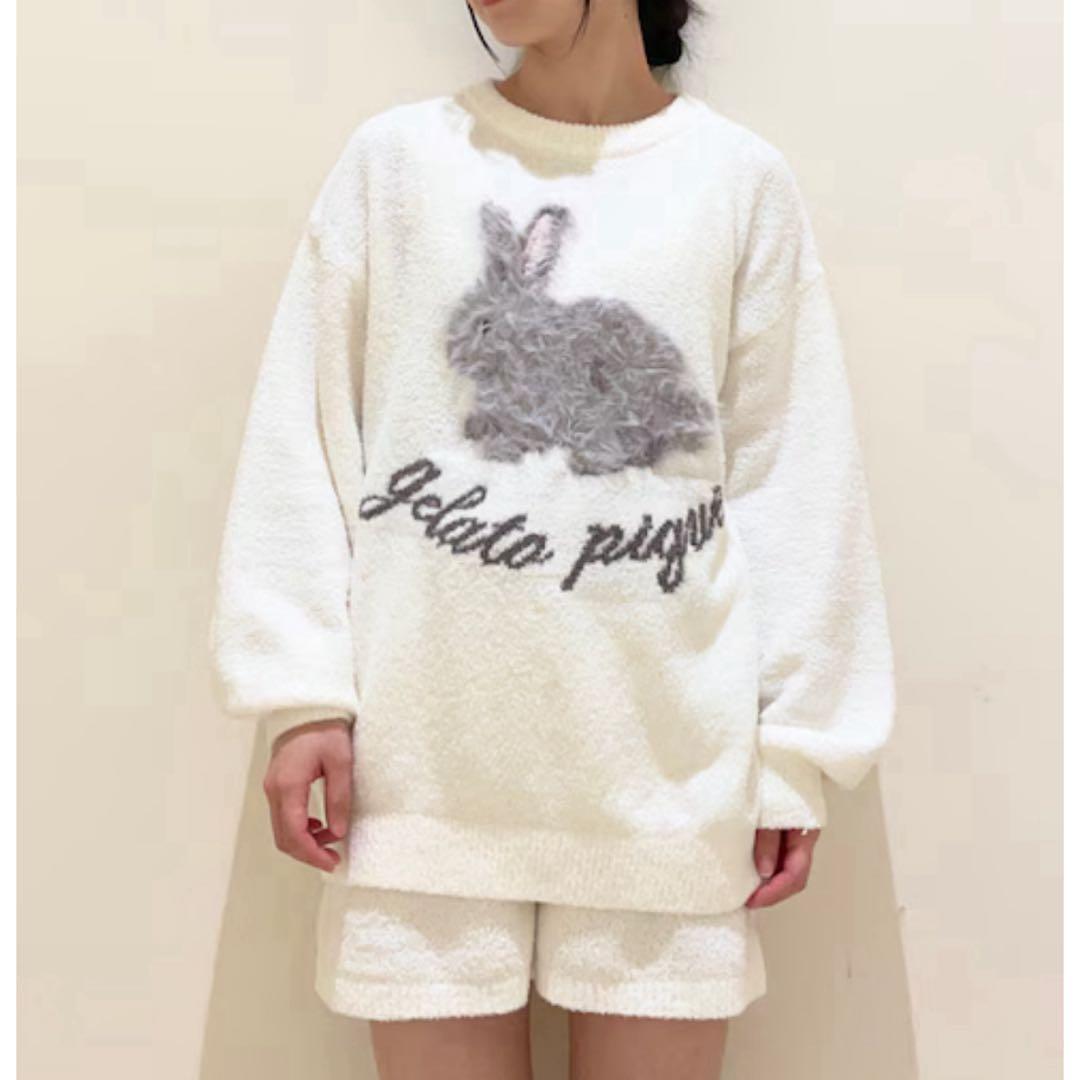 gelato pique ジェラートピケ ベビモコラビット　3点セット