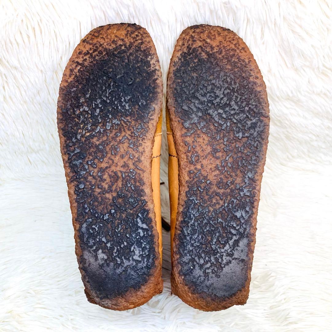 【希少美品】Clarks(UK7)ナタリー ブーツ　レースアップ 異素材サンド