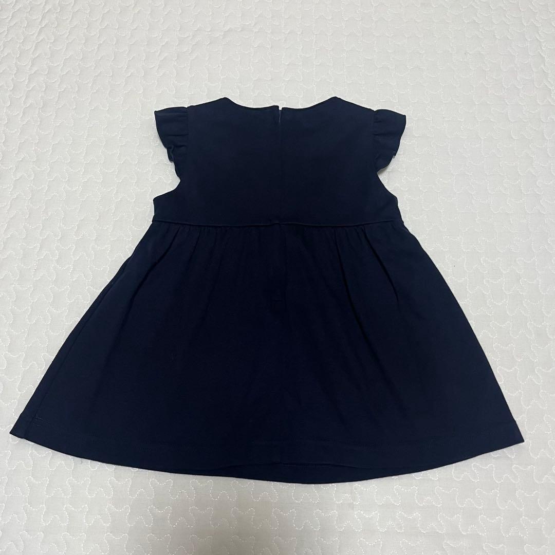 極美品　ファミリア　りんご柄ワンピース　80