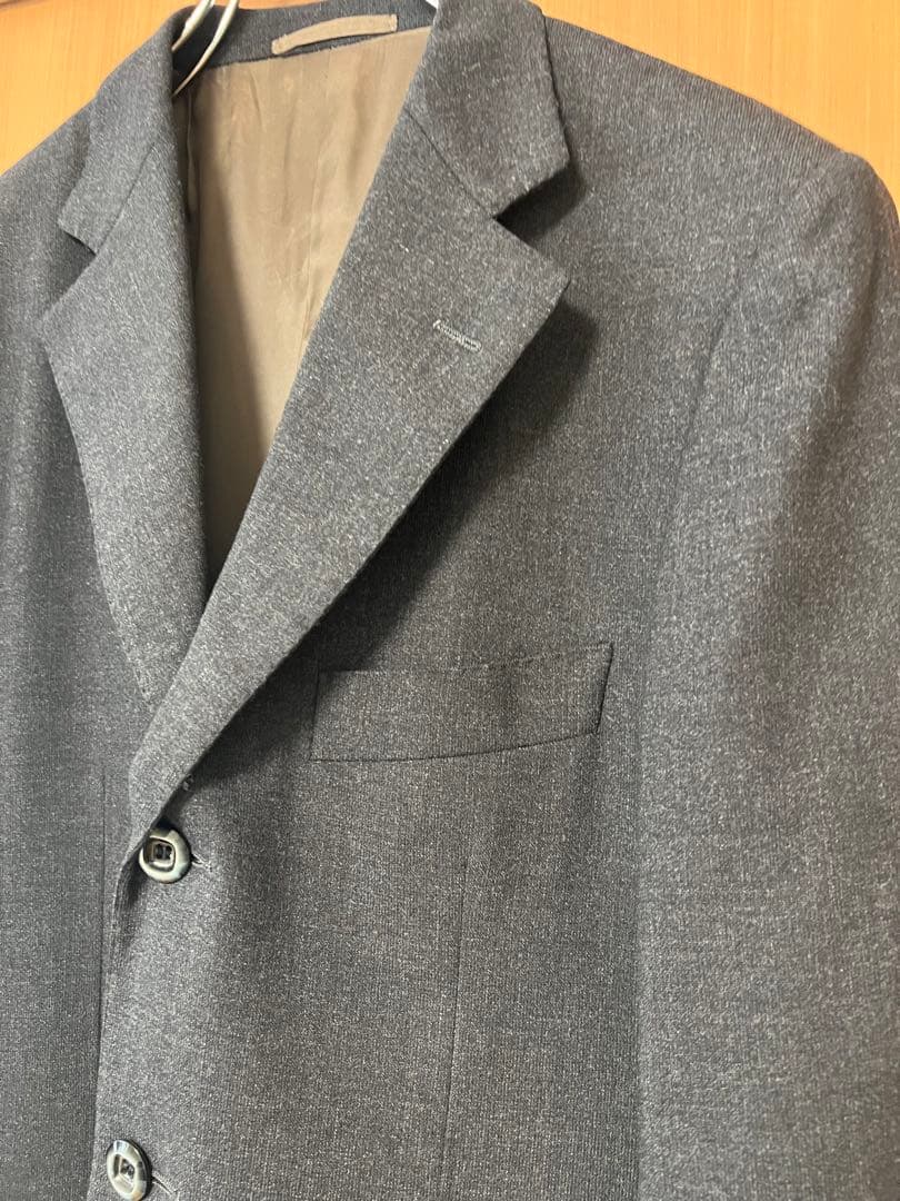 【美品】　CARUSO Zegna ウール　カシミア　3B ジャケット　ブラック