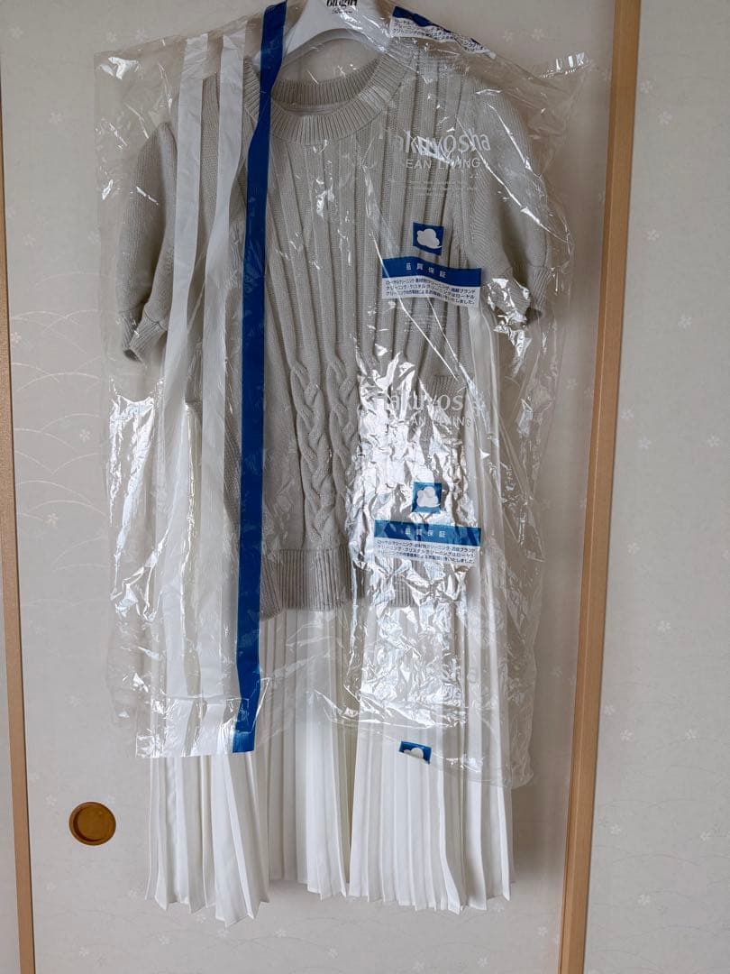 極美品ADEAMニットワンピース