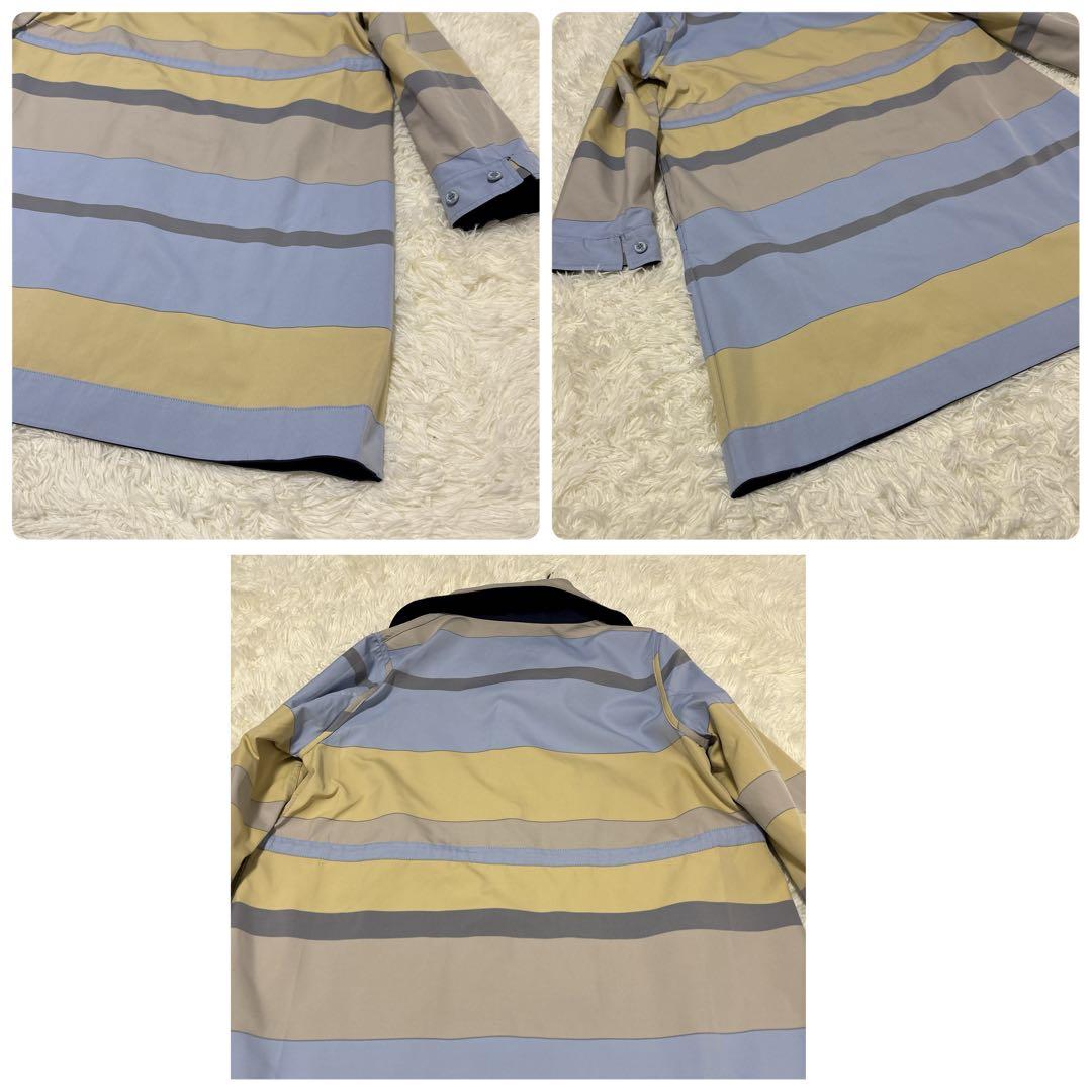 【美品】DoCLASSE 二重織リバーシブル ステンカラーコート 2way L