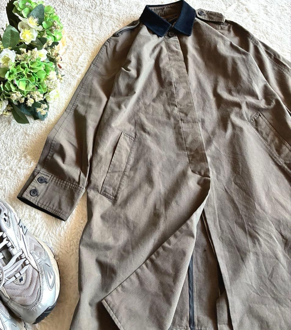 ✨RALPH RL LAUREN✨ 襟袖コーデュロイ✨ステンカラーロングコート
