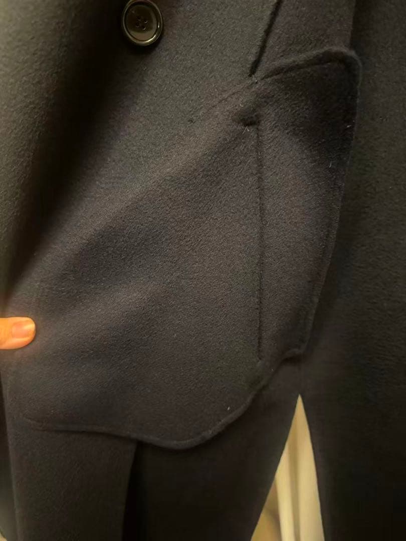 MaxMara マックスマーラ カシミヤ100% ロングコート 黒 38