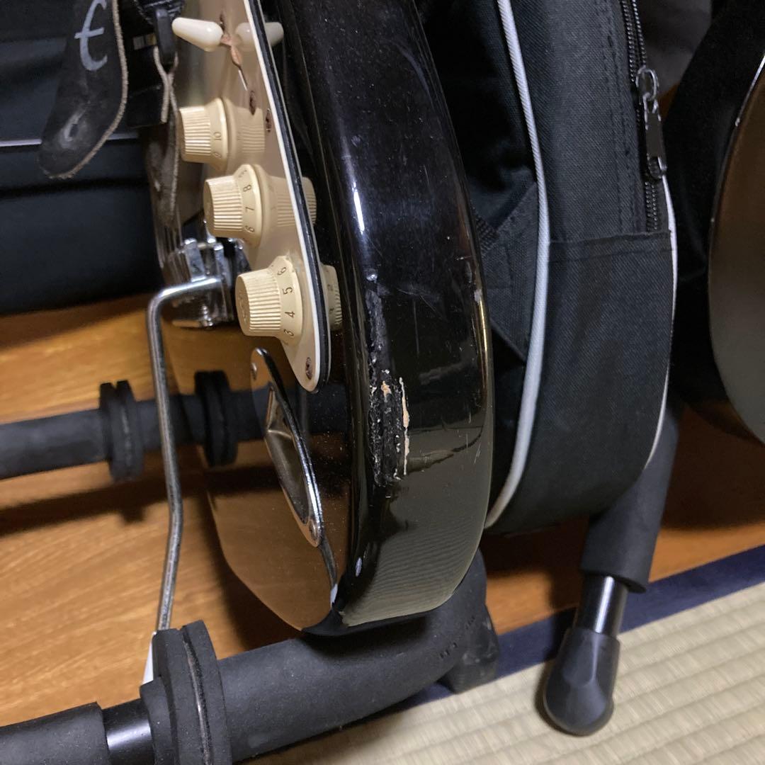 Epiphone ストラトタイプ ギター ブラック