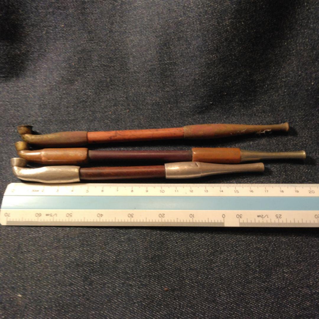 は*ま様 煙草キセルセットと収納ケース　骨董　ジャンク品　部品取り