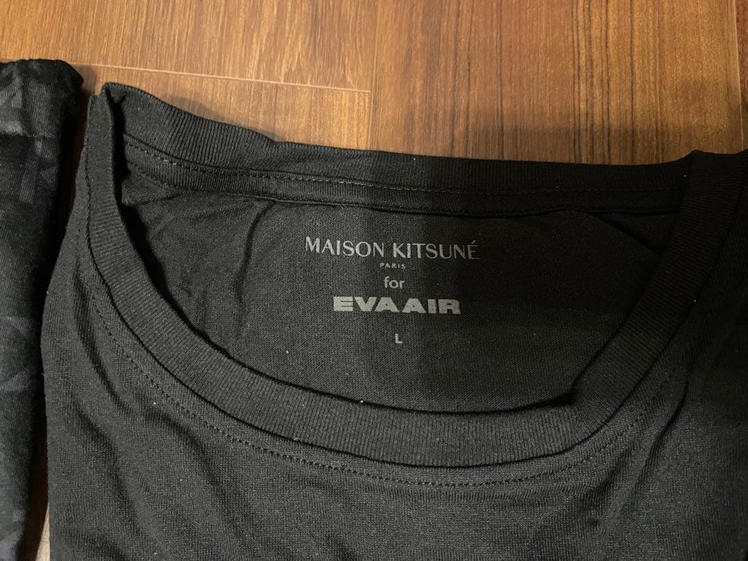 MAISON KITSUNÉ EVA AIR スリッパ＆ポーチルームウェアセット