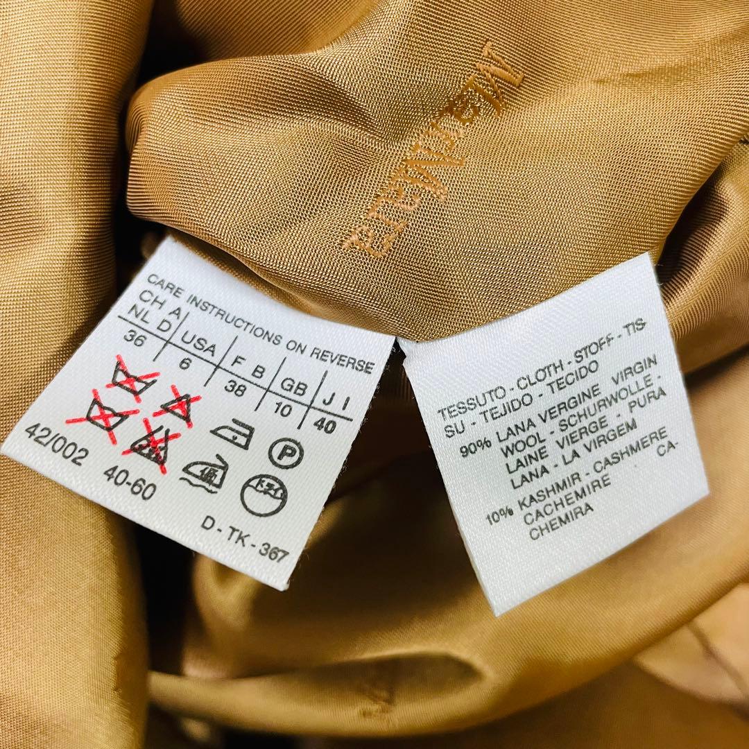 Max Mara✨最高級白タグ カシミヤ混ダブルブレスト アイコンコート 40