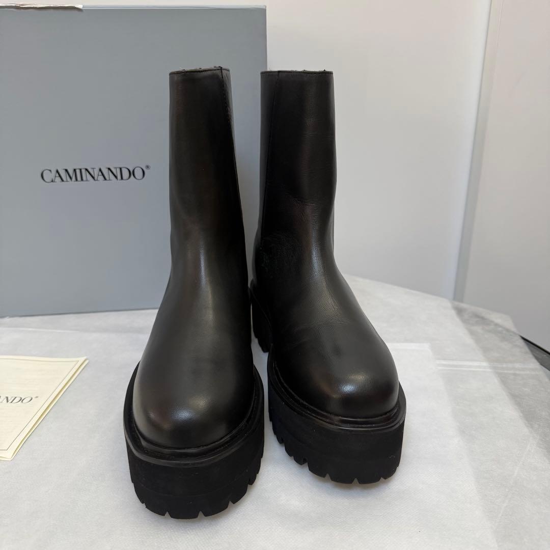 VERMEIL par iena 別注CAMINANDO ウシロZIPブーツ
