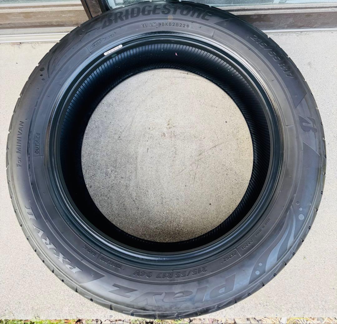 BRIDGESTONE PLAYZ 215/55/R17 94V 2022年製品