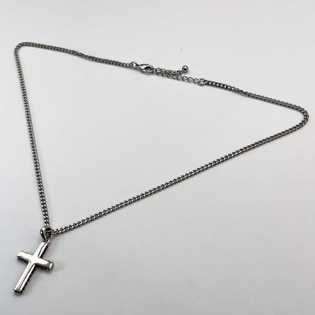 ヴィンテージ タケオキクチ クロス 十字架 ネックレス レッドストーン 45cm