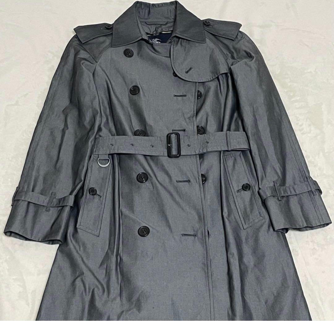 【売り切りセール】BURBERRY LONDON 希少 グレー ロング丈