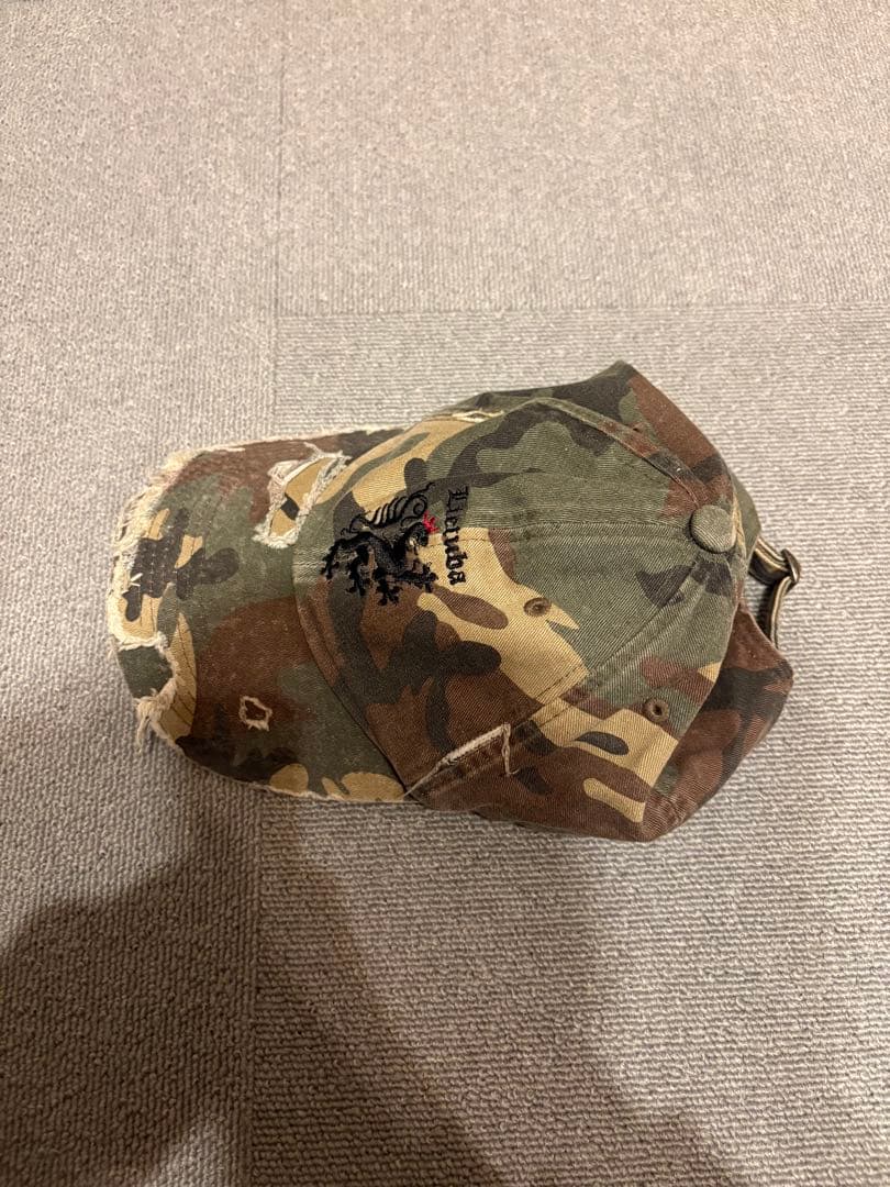ALEXANDER DIGENOVA 25SS 迷彩　カモ cap ダメージ加工