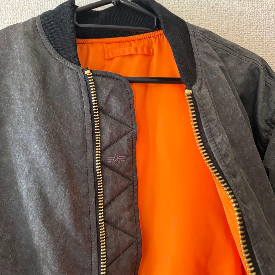 ALPHA INDUSTRIES MA-1 FLIGHT JACKET ブラック