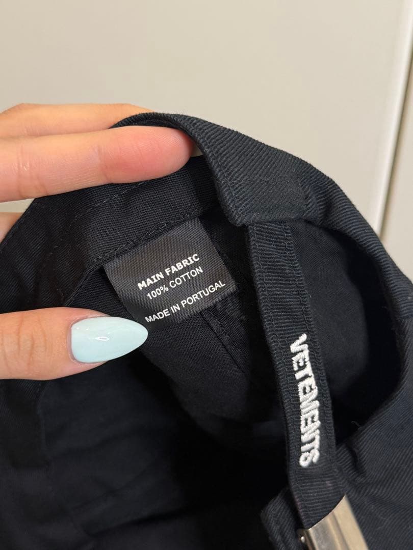 Vetements Big Daddy キャップ ブラック