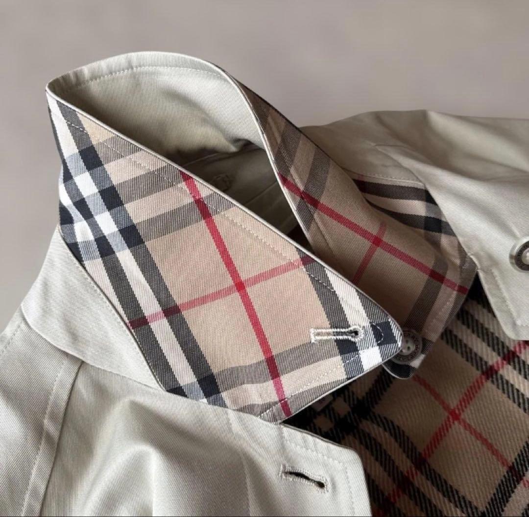 お値下げ中！【美品】Burberryライナー付きロングコート襟裏ノバチェック