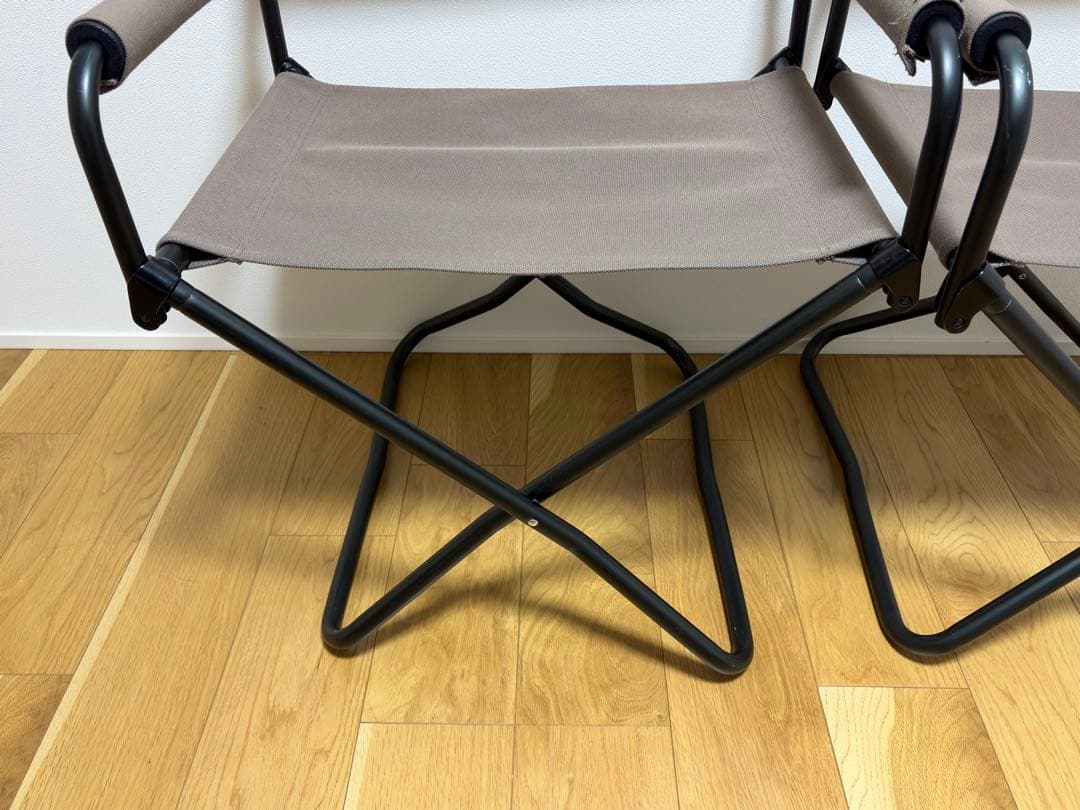 スノーピーク　FDチェアワイド グレー LV-077GY　2脚セット　④