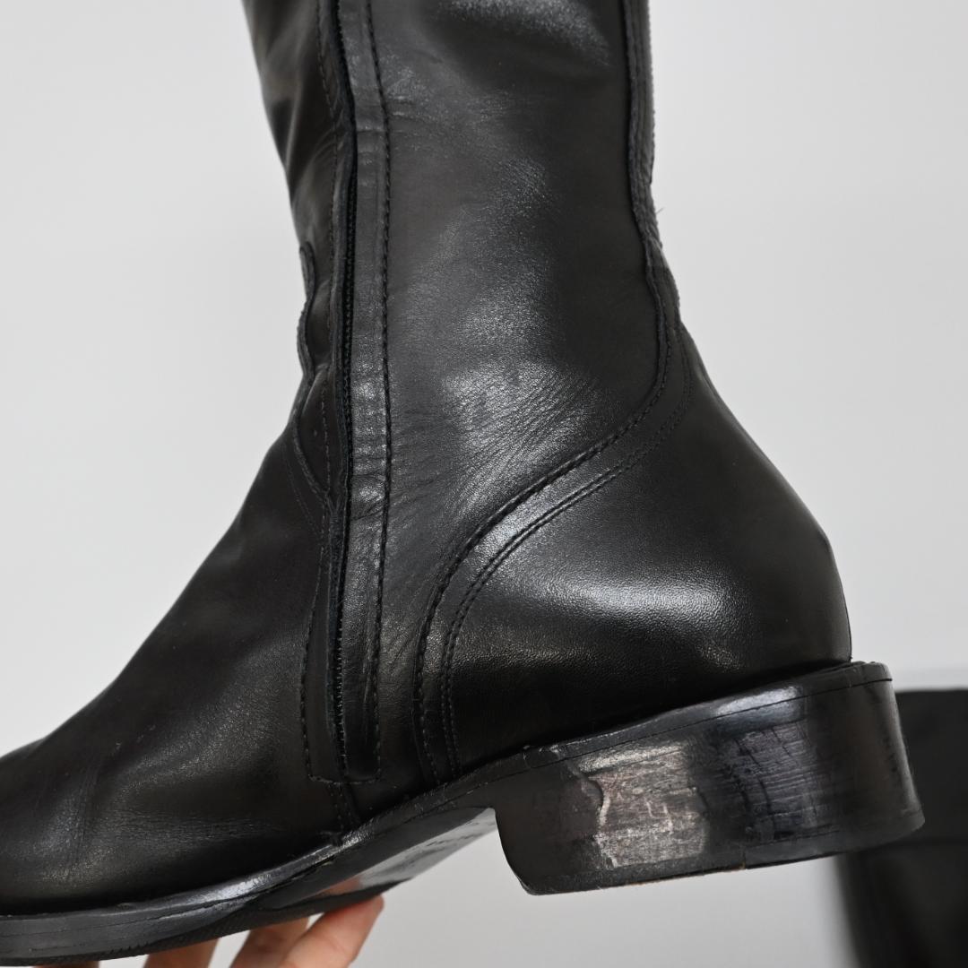 ♦︎ ■ 47586★冬 CELINE セリーヌ ロングブーツ 37 ブラック