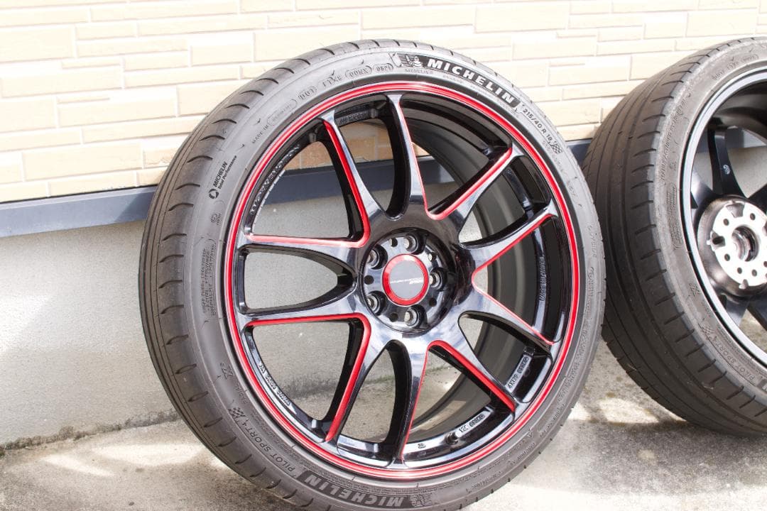 WORK EMOTION CR KIWAMI KURENAI 18インチ×4本